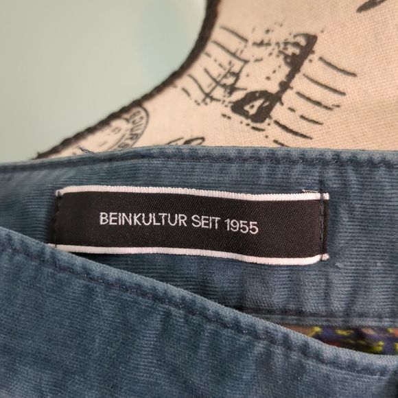 HILTL Beinkultur Seit 1955 Blue Regular Fit Pants 36 X 34 corduroy - Picture 5 of 8